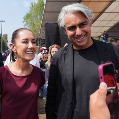 Marco Enríquez-Ominami y Claudia Sheinbaum