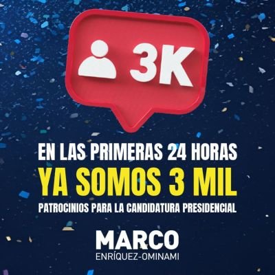 3 mil firmas por MEO